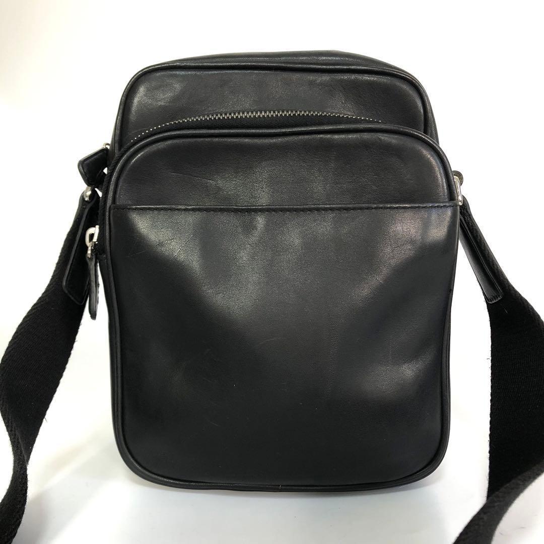 コーチ ショルダーバッグ サコッシュ 5434 グラブタンレザー ブラック