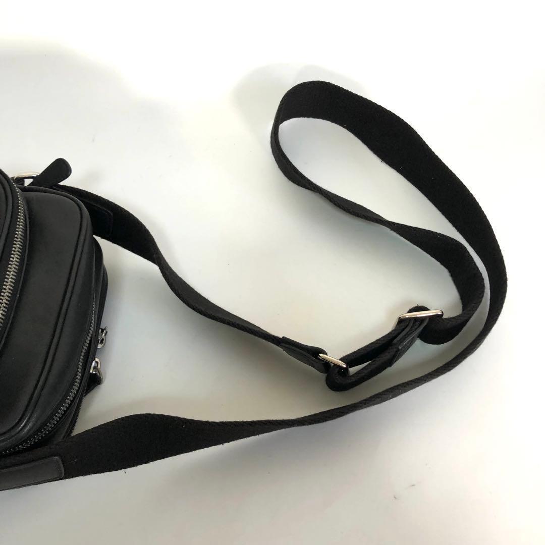 コーチ ショルダーバッグ サコッシュ 5434 グラブタンレザー ブラック