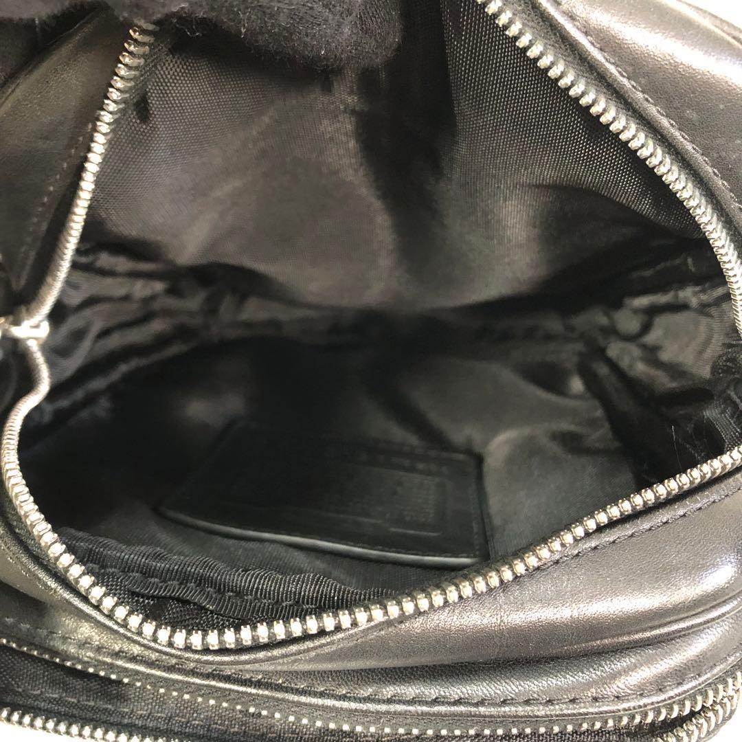 コーチ ショルダーバッグ サコッシュ 5434 グラブタンレザー ブラック