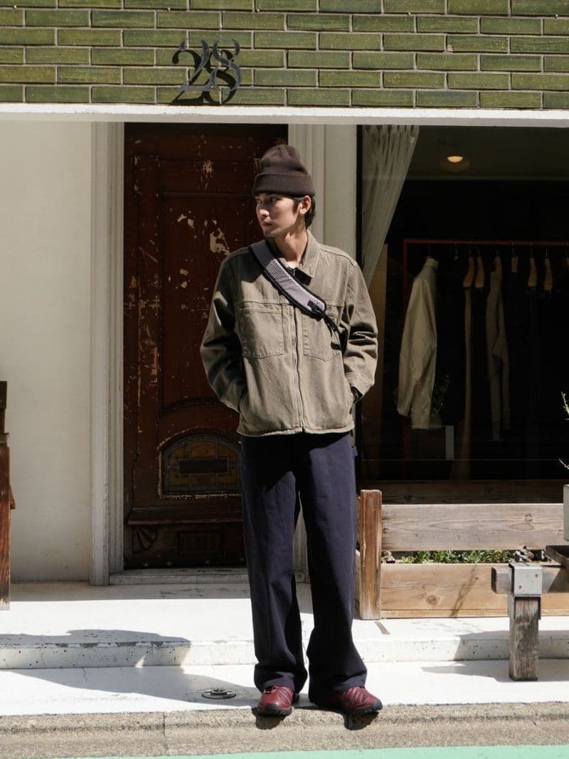 ジャケット・アウター PWA DENIM ZIP-UP JKT [KHAKI]