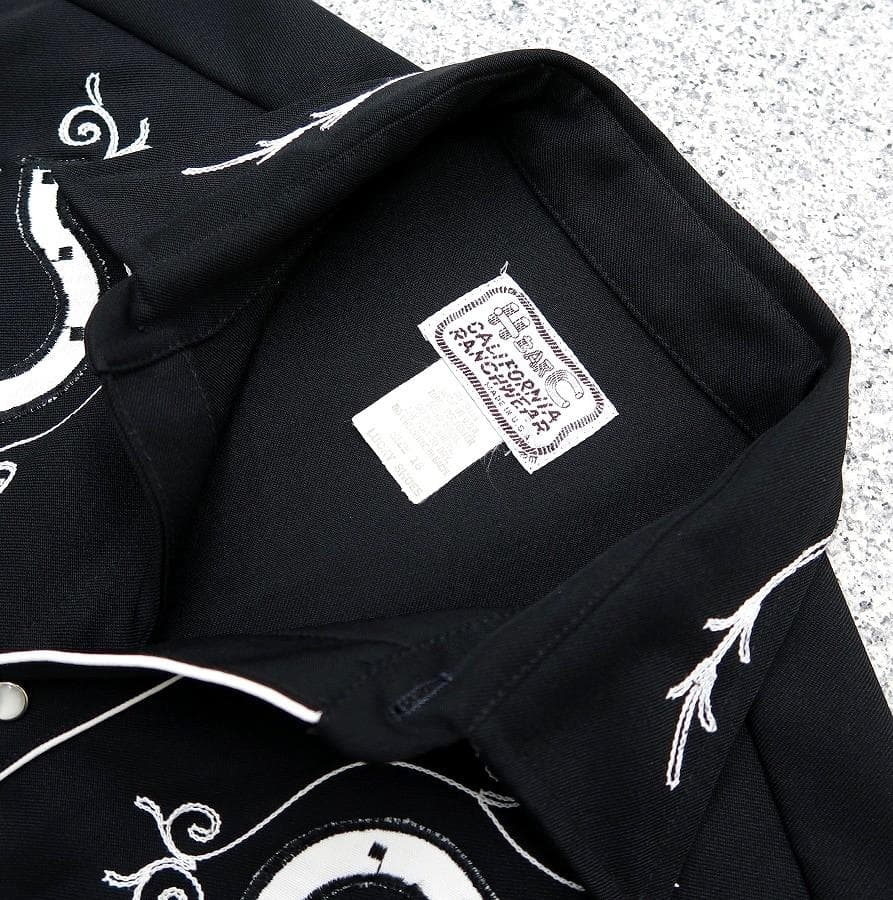 極美品 70s HBARC USA製 厚手 ウエスタンシャツ 当時物 黒 名作 - メルカリ