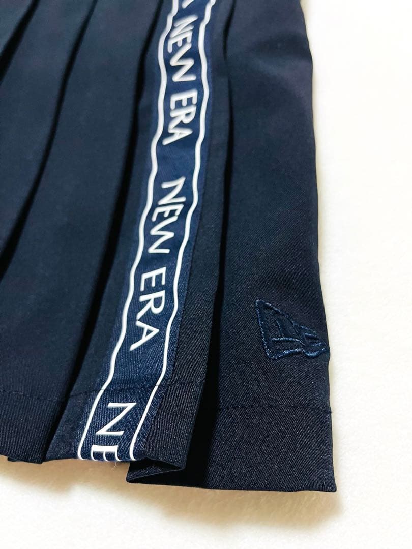 【美品】【NEW ERA】ゴルフスカートSネイビー＊プリーツスカート＊ニューエラ
