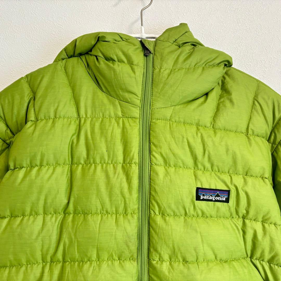 08年 patagonia パタゴニア ダウンセーター ゲッコーグリーン 黄緑