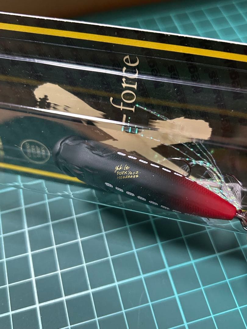 Megabass POP X BRIEFINGコラボJET BLACK オマケ付