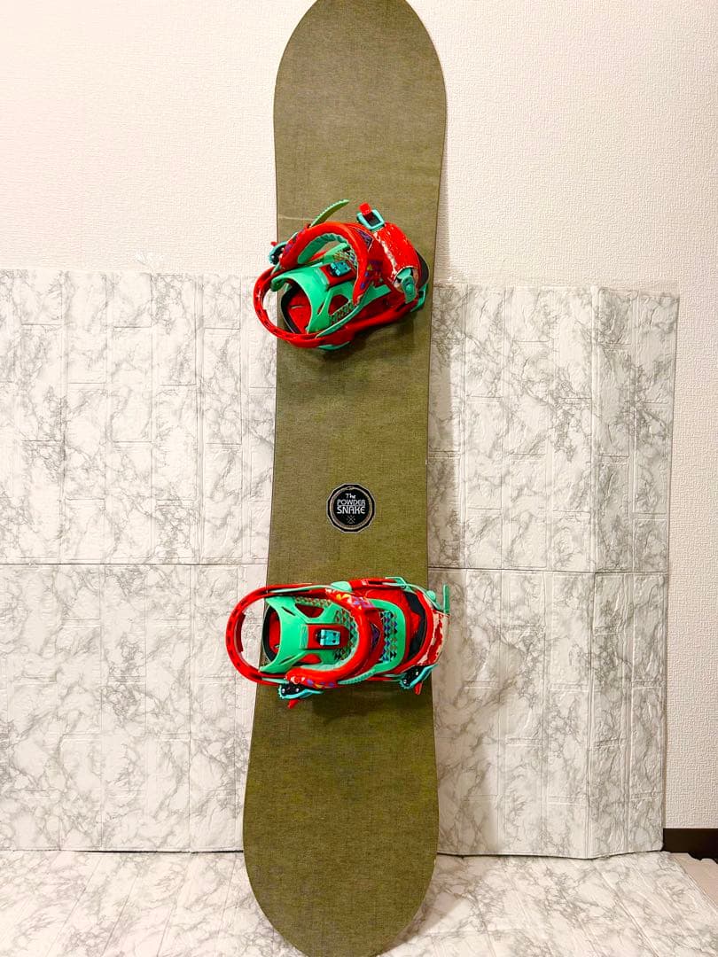 【2点セット】SALOMON POWDER SNEKE 156 ＆ FLOW