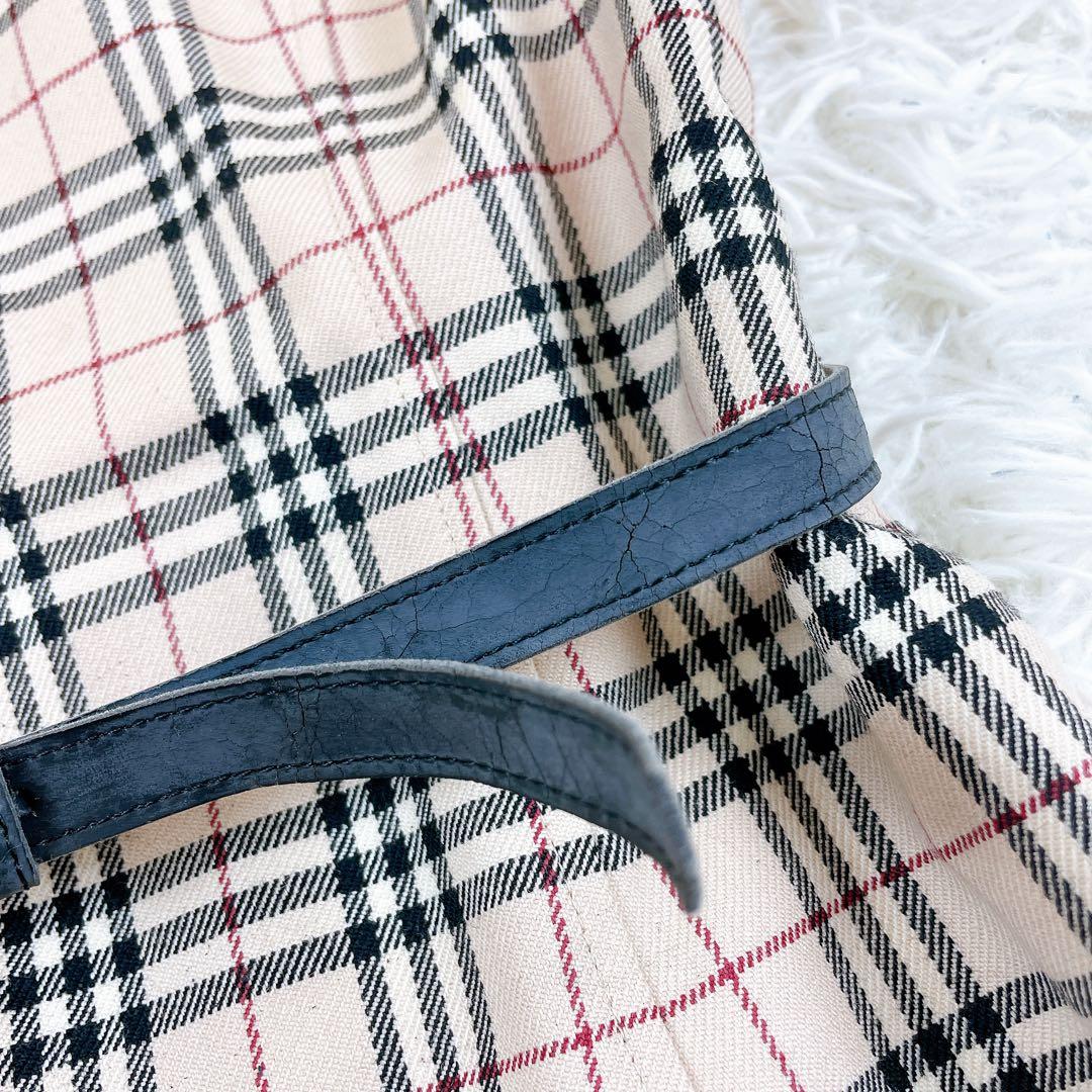 BURBERRY ノースリーブ　ワンピース ノバチェック 160A ベルト