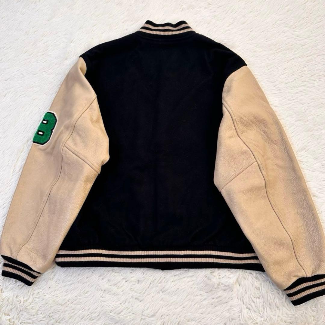 JieDa x SKOOKUM スタジャン アームレザー切替 22AW ワッペン