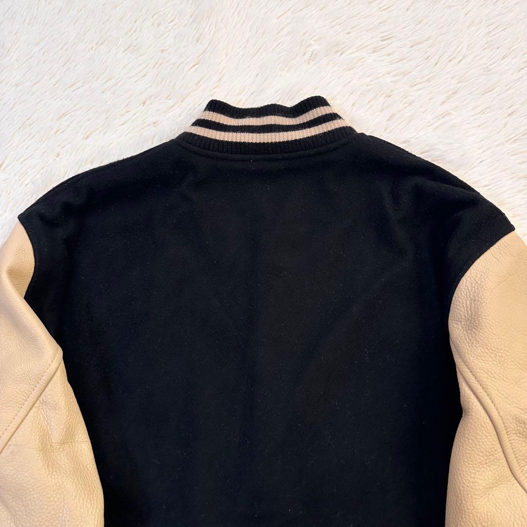 JieDa x SKOOKUM スタジャン アームレザー切替 22AW ワッペン