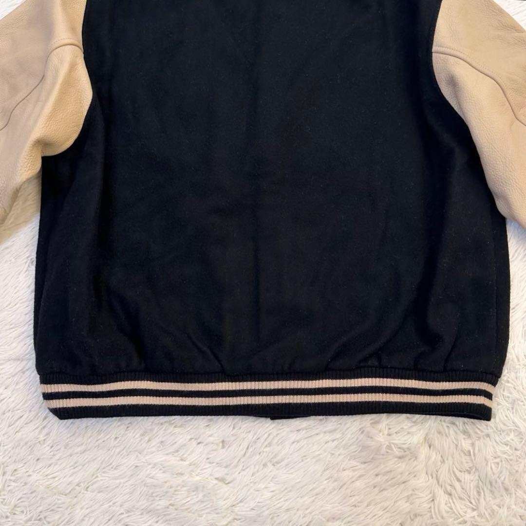 JieDa x SKOOKUM スタジャン アームレザー切替 22AW ワッペン