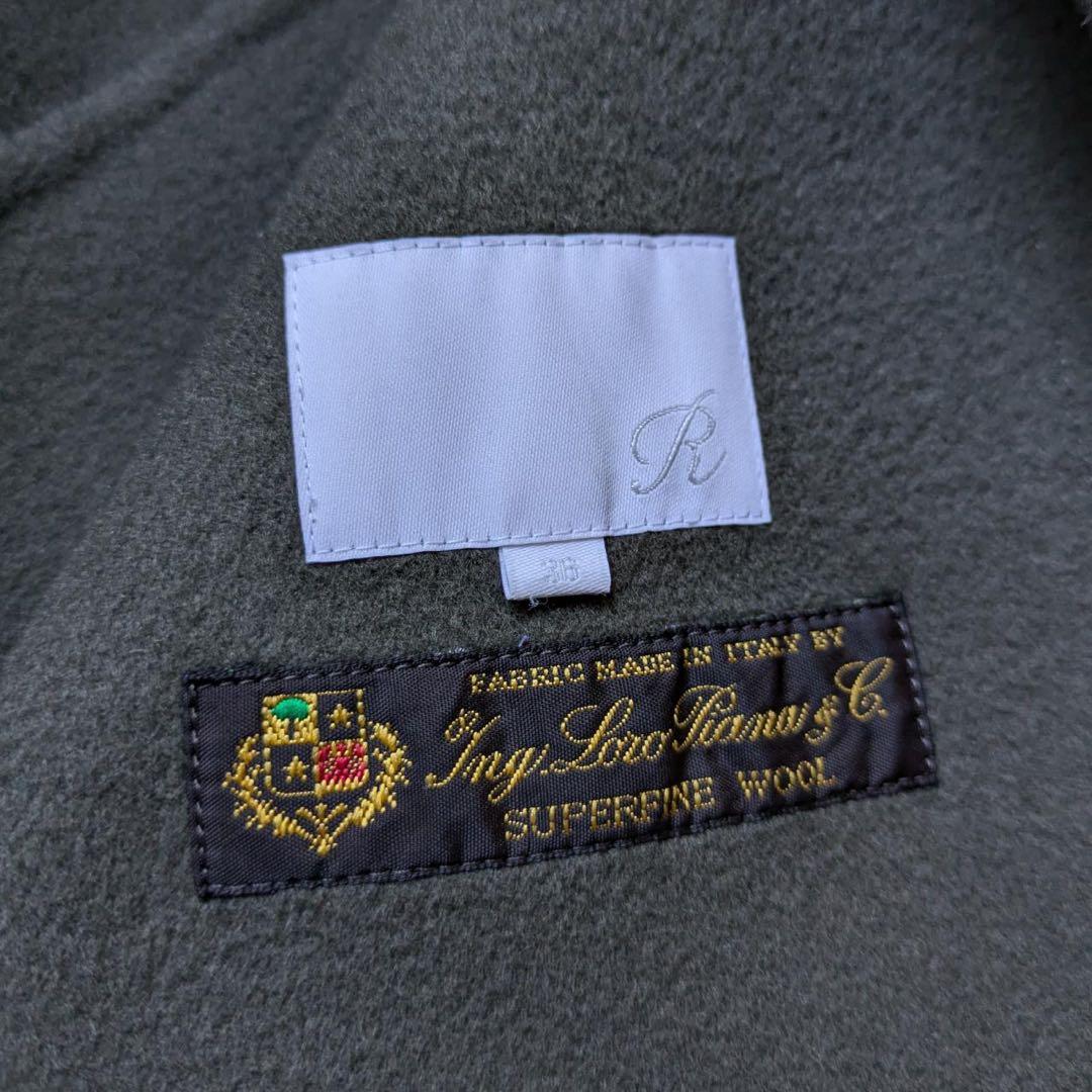 23区　R（アール）ロロピアーナ　ダブルブレストケープコート　サイズ36