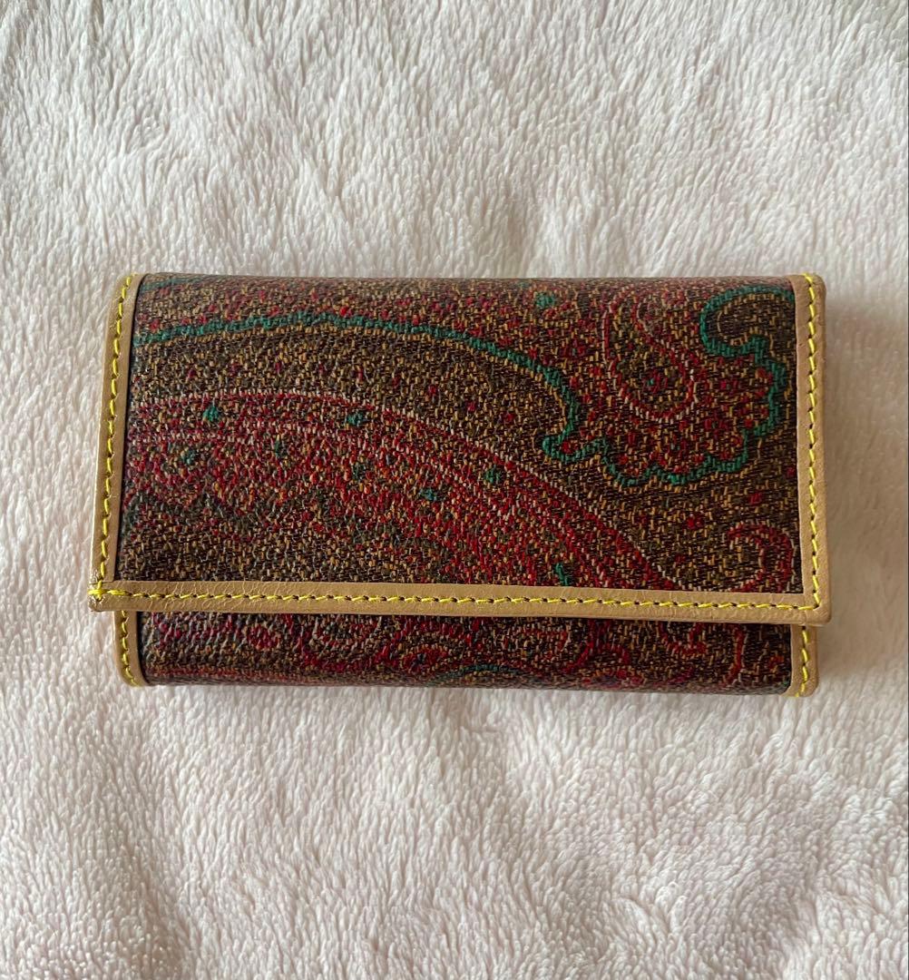 【新品・未使用】エトロ　キーケース　00158　6連　ペイズリー