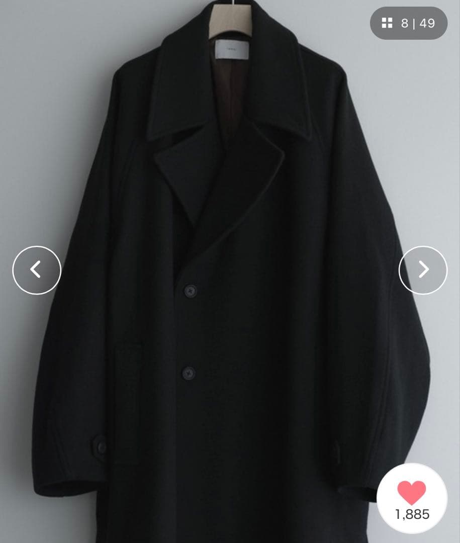 【新品・未使用品】remer/ウールオーバーサイズロングコート