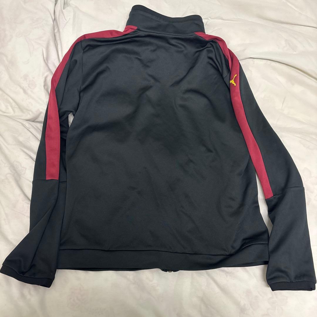 PUMA ジップアップジャケット XL 黒/赤