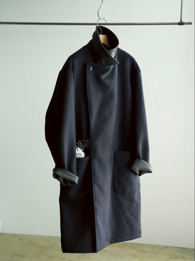 AUBERGE 25AW CONNERY ビキューナ混 ガウンコート - メルカリ