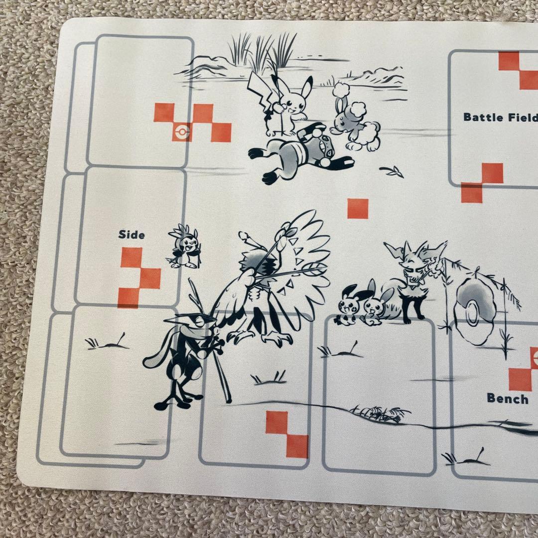 ポケモンカード ぽけもん戯画 プレイマット - メルカリ