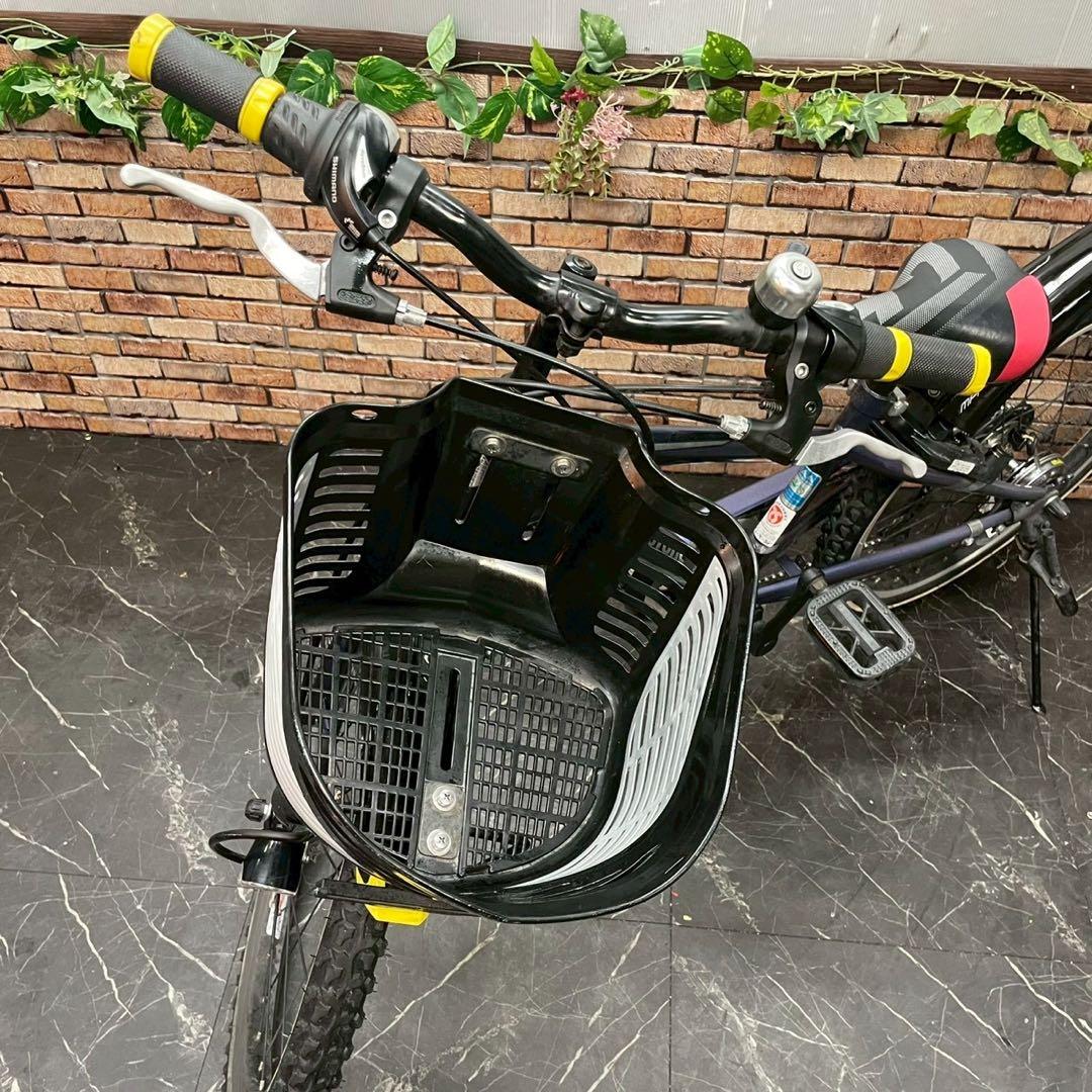 【69】子供用自転車 子供車 ブリヂストン CFJ 紺色 22インチ 変速付き