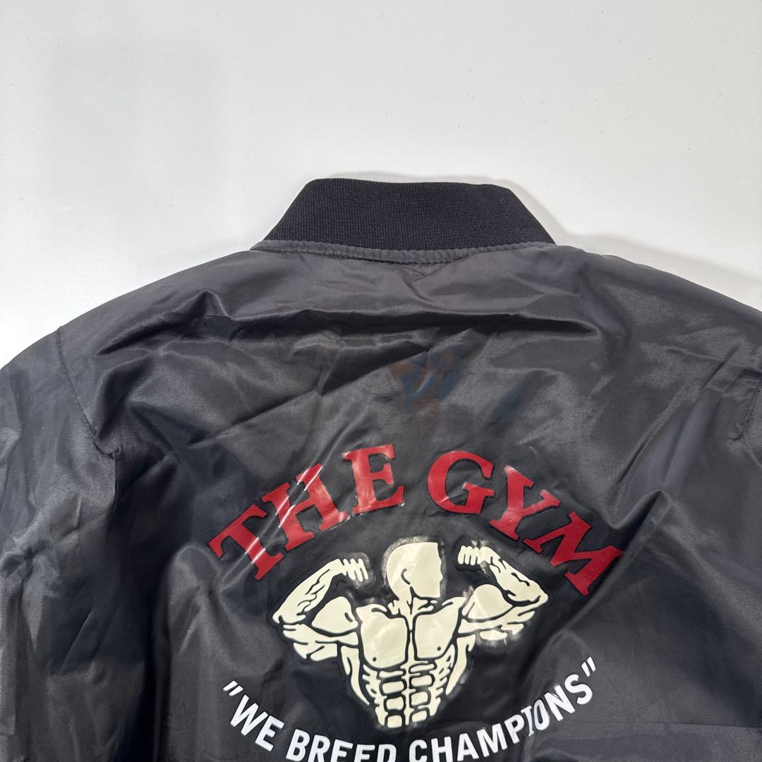THE GYM ザ　ジム　筋肉　筋トレ　ボディビルma-1 ボンバー　ジャケット