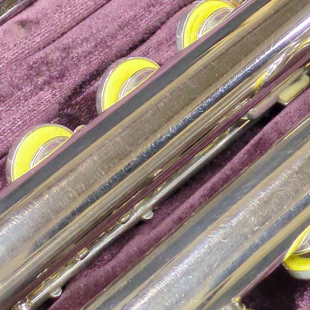 フルート　調整済　ヤマハ　YFL311（頭部管は銀製、Eメカ.銀メッキ仕上げ）