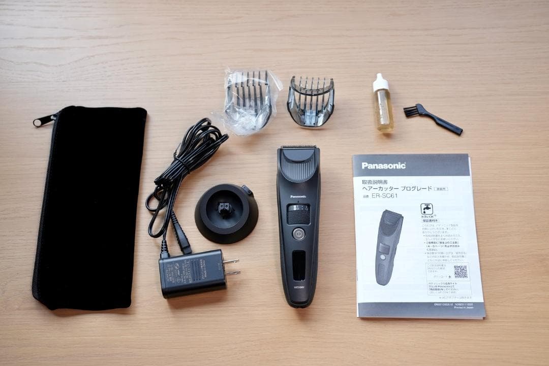 パナソニック バリカン ヘアカッター プログレード ER-SC61-K