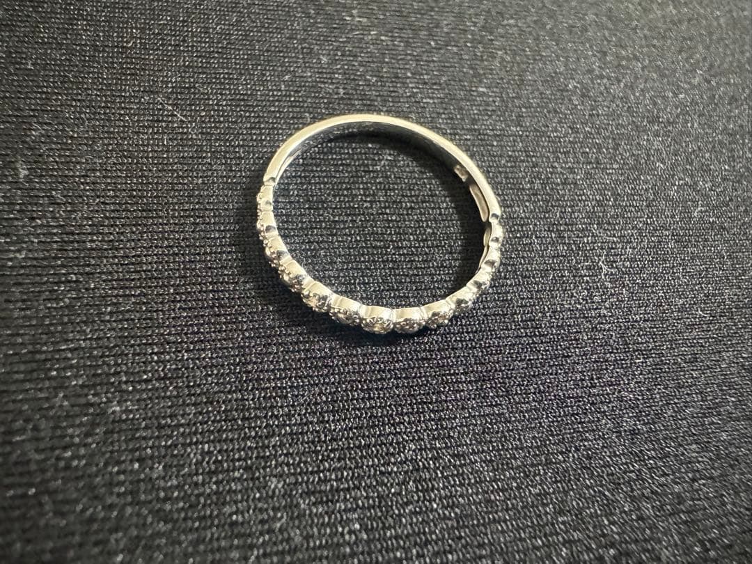 TSUTSUMI K10ホワイトゴールドダイヤモンドリング