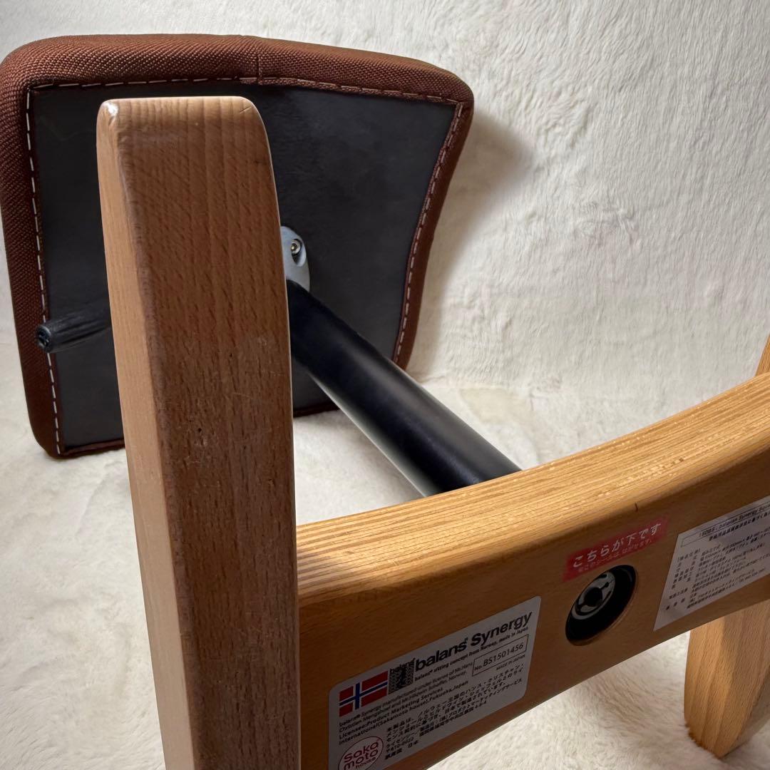 Balans Synergy バランスシナジー ブラウン　カバー付 北欧 腰痛