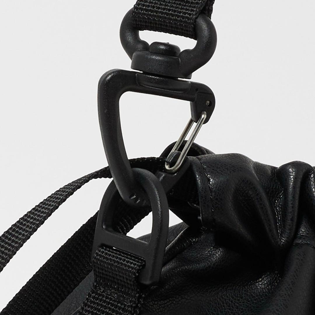 ＜BAICYCLON＞レザーライク ドロー ストリング 巾着 バッグ