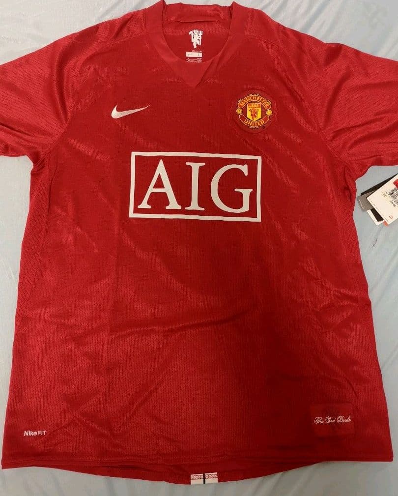 07/08　ロナウド　直筆サイン　ユニフォーム　マンチェスターユナイテッド