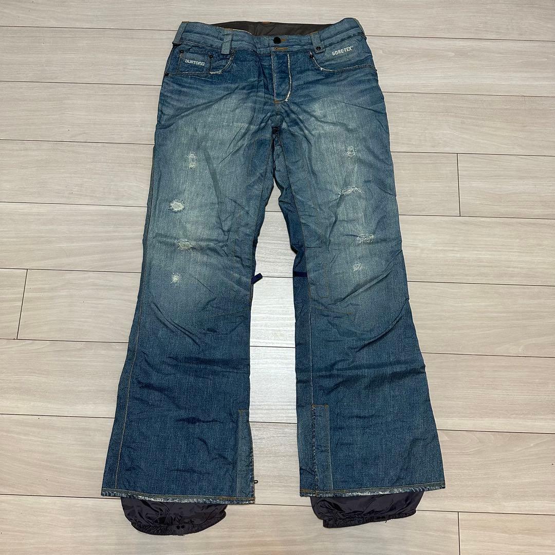 BURTON スノーボードウェア上下セット デニム GORE-TEX