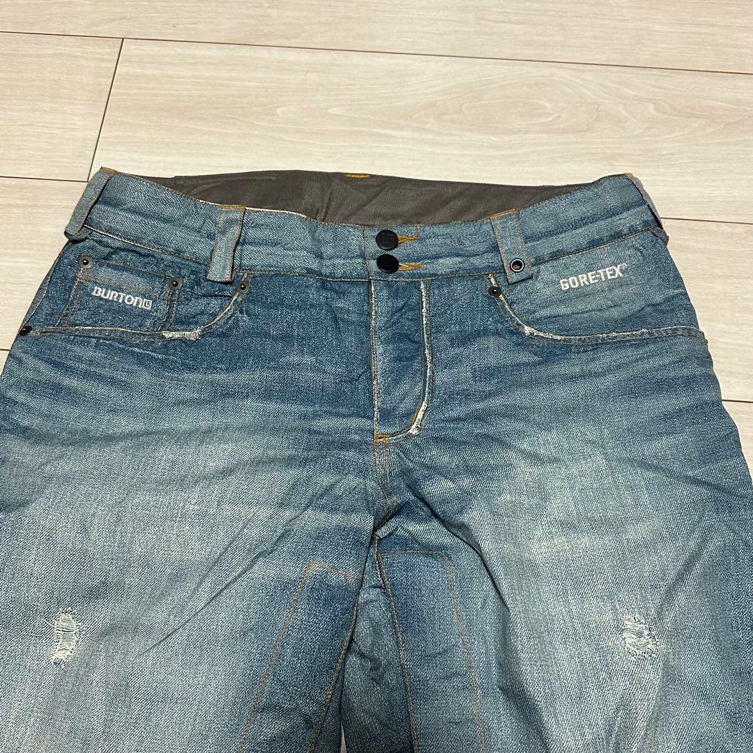 BURTON スノーボードウェア上下セット デニム GORE-TEX