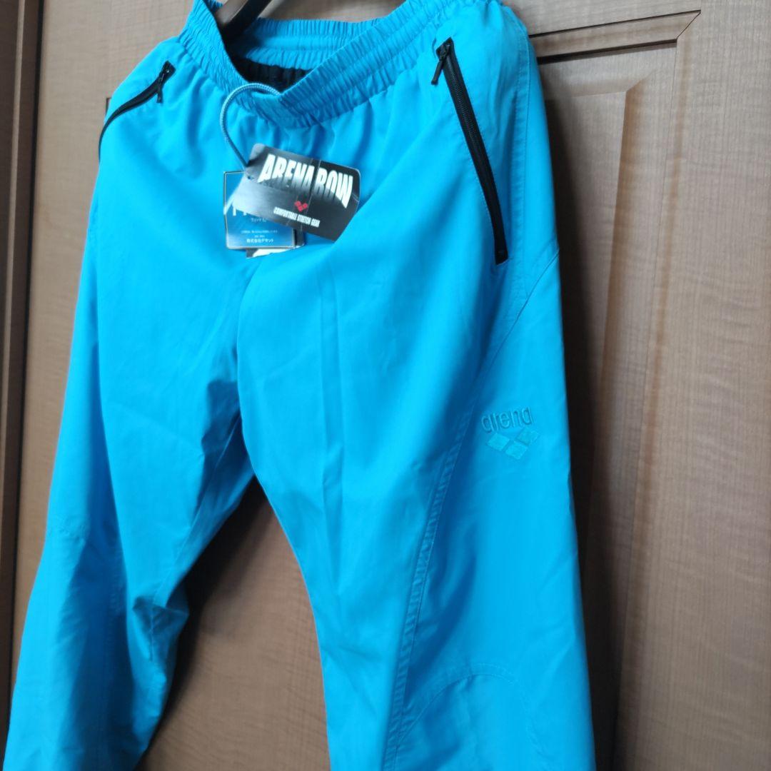 未使用！アリーナ ストレッチ素材の爽やかブルートレーニングウェア