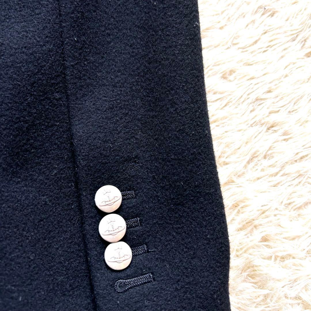 【超希少✨️ヴィヴィアンウエストウッド】 銀ボタン ウール チェスター コート
