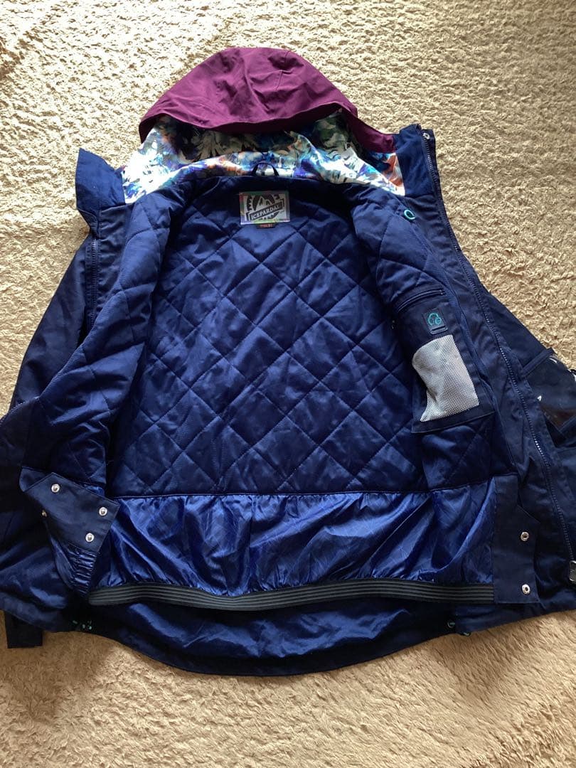 ICEPARDALレディース９号スノボウェアスキーウェアゴーグル、手袋セット