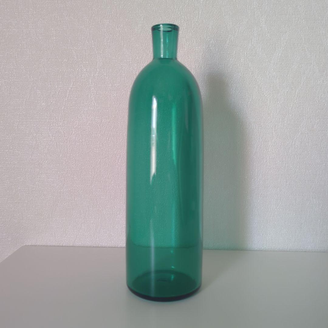 TOUMEI フラワーベース Tall グリーンガラス 花瓶 ハンドメイド