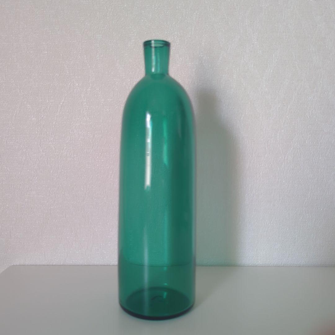 TOUMEI フラワーベース Tall グリーンガラス 花瓶 ハンドメイド