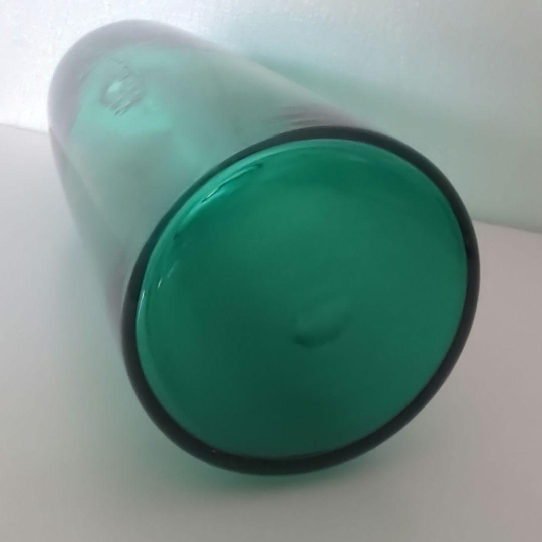 TOUMEI フラワーベース Tall グリーンガラス 花瓶 ハンドメイド