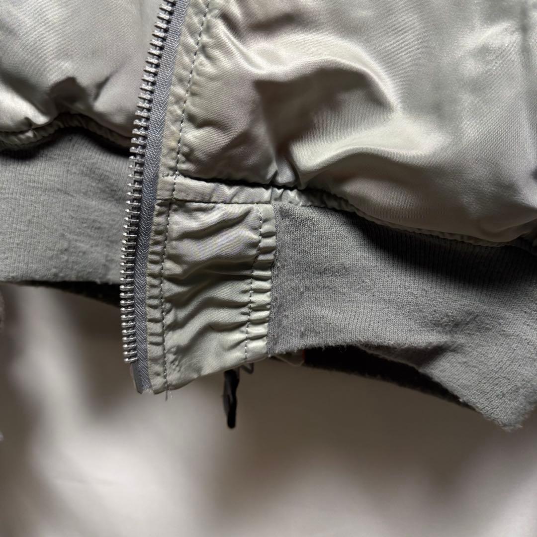 alpha made in USA MA-1 silver シルバー　20