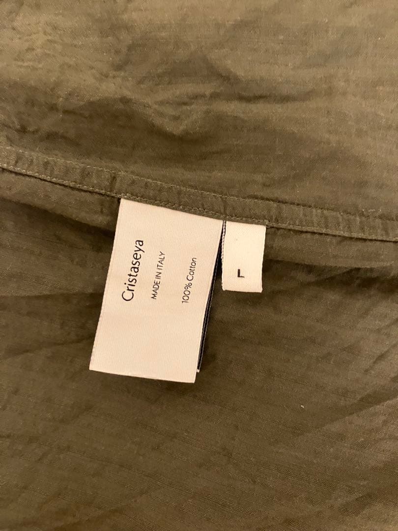 crystaseya 五部袖シャツ