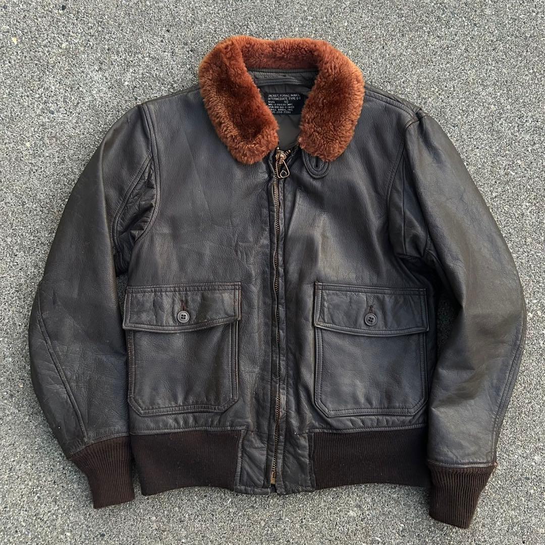 U.S.NAVY G-1 Flight Jacket 60s 米海軍 後期型