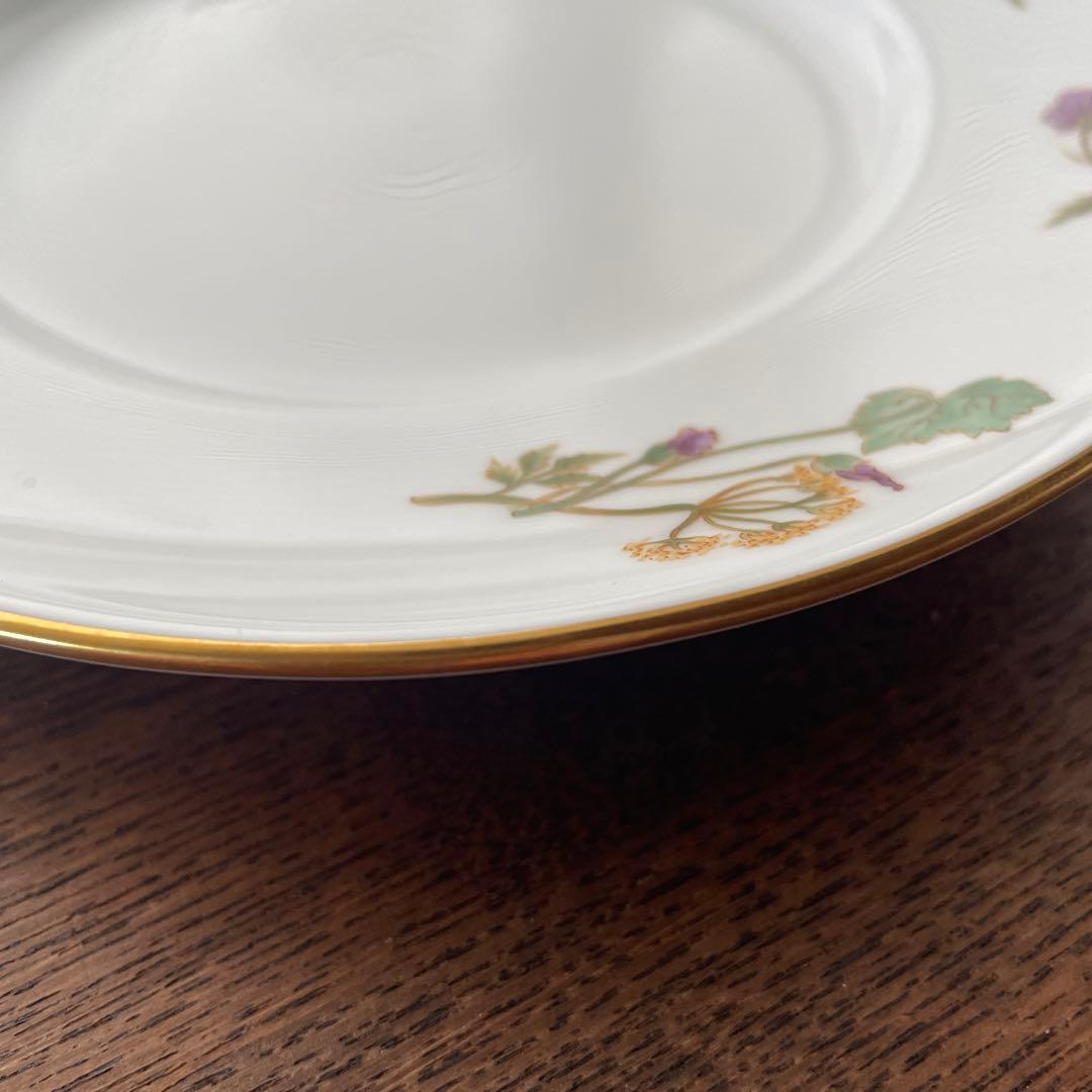 マイセン フローラ ヴェレンシュピール　プレート19cm 2客　ケーキ皿