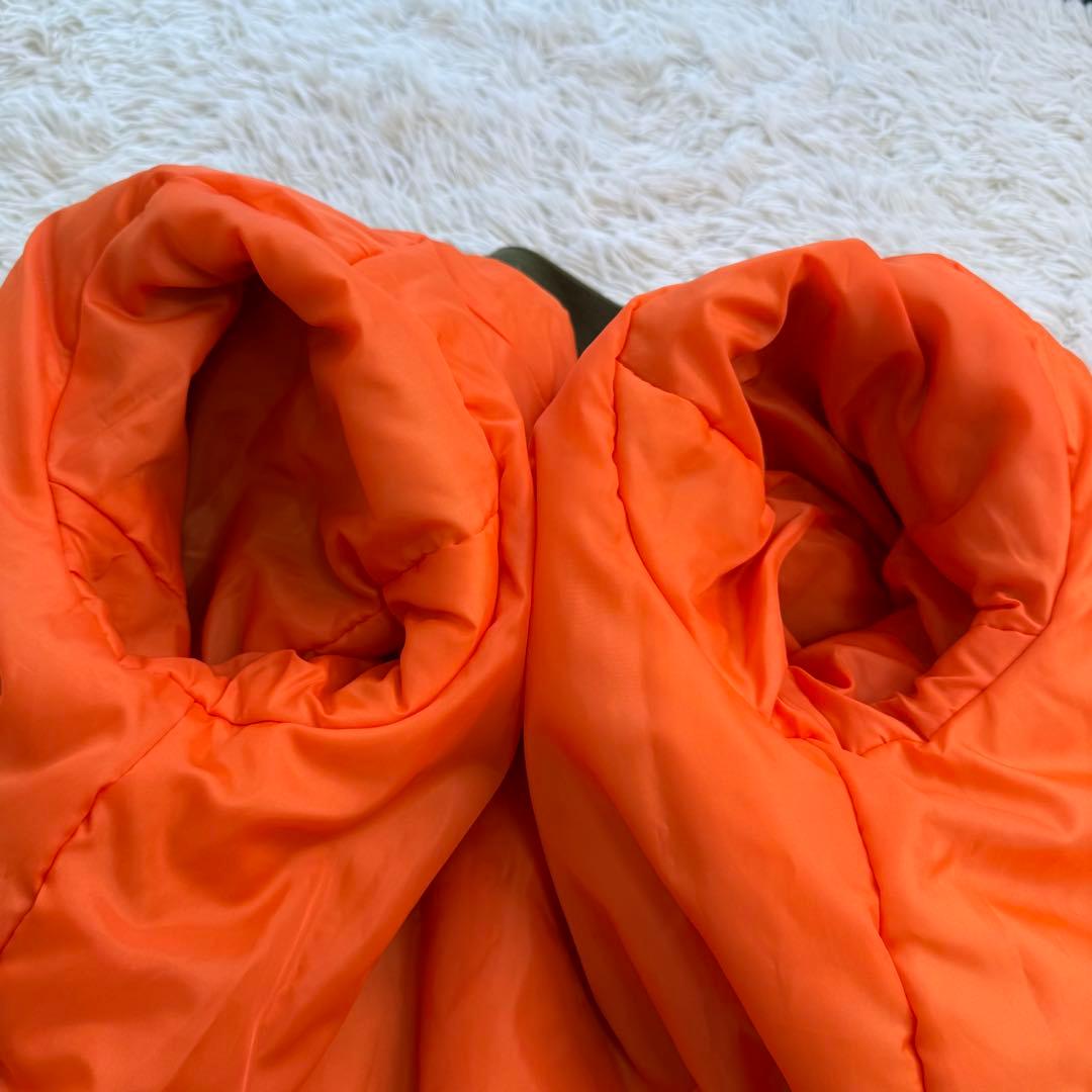 カンタベリー MA-1 ジャケット L カーキ 中綿 刺繍ロゴ