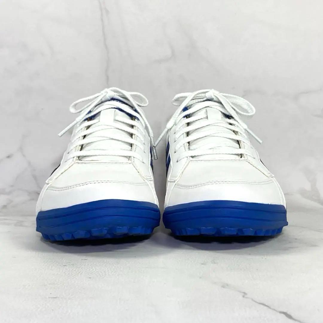asics ゲルプレショットクラシック3 ゴルフシューズ 25㎝ 白/青/赤