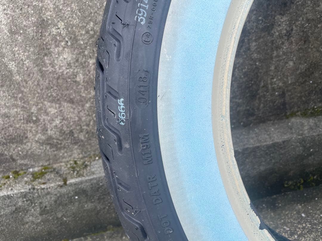 DUNLOP MT90B16 ホワイトウォールタイヤ