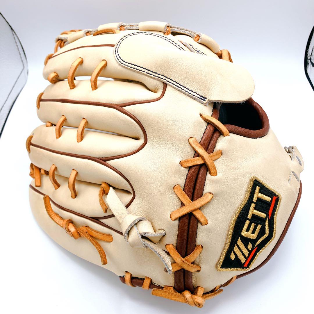 【美品】ZETT プロステイタス 軟式 投手用グローブ　オーダー　藤浪モデル