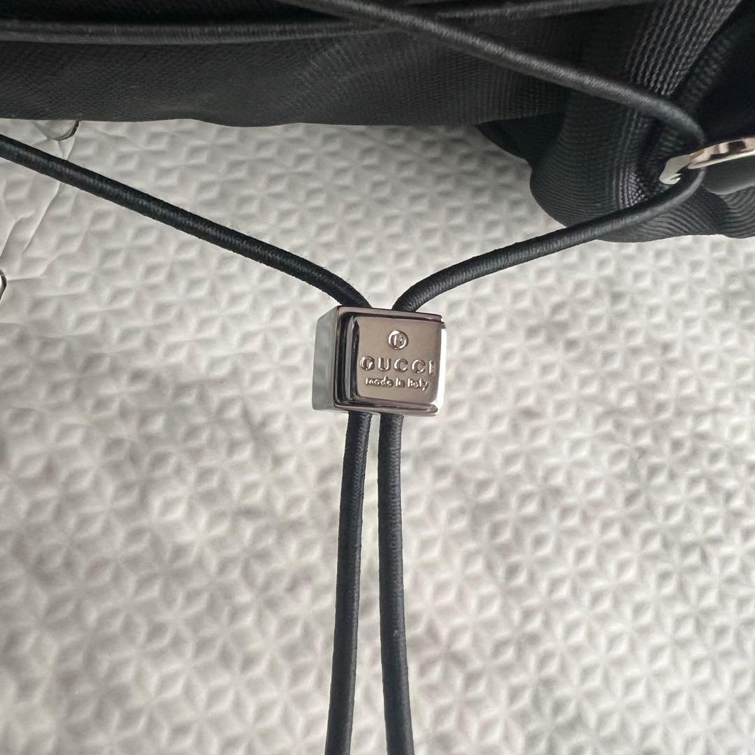 極美品✨グッチ ボディバッグ キャンバス シェリーライン ブラック Y2K