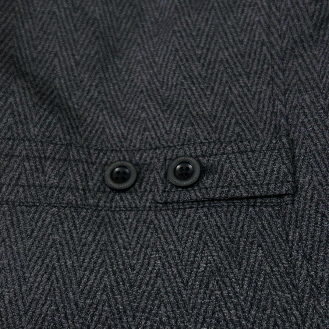 極美品ジョセフアブード ADSダウンライナー ヘリンボーン ステンカラーコートM