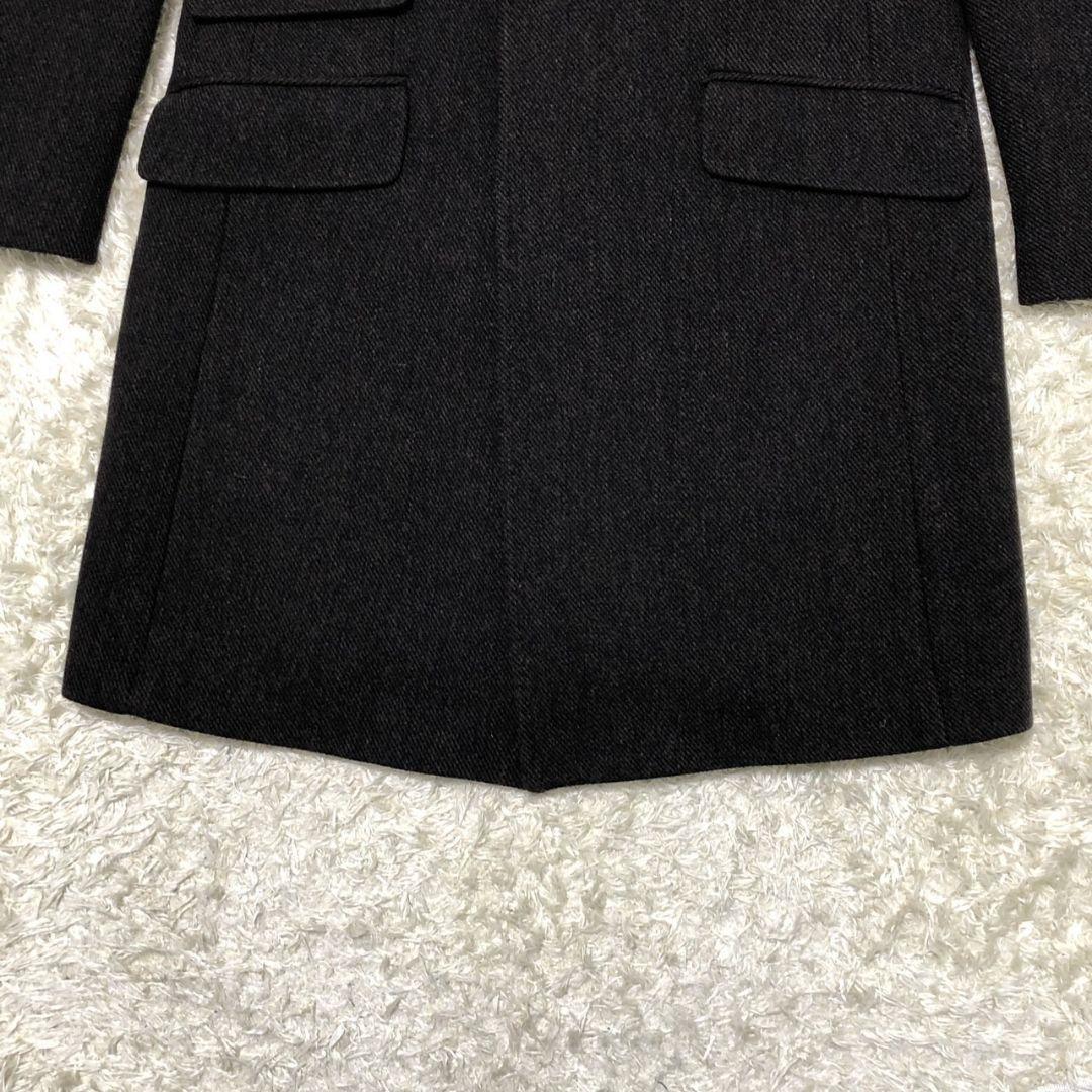 【美品】バナナリパブリック ステンカラーコート チェスターコート M相当 グレー