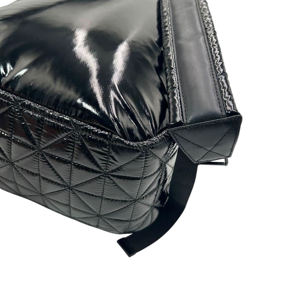 未使用級　ヴィーコレクティブ　リュック　キルティング　ナイロン　ロゴ　A4収納◎