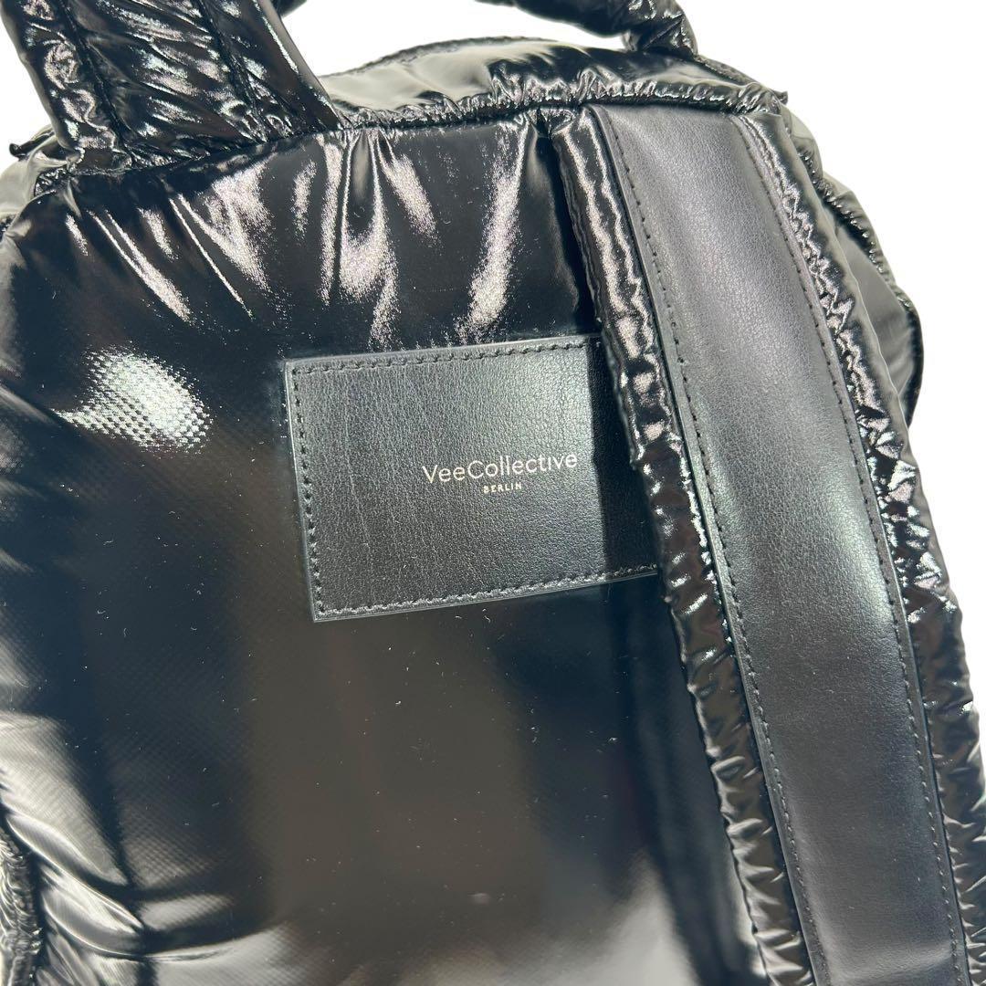 未使用級　ヴィーコレクティブ　リュック　キルティング　ナイロン　ロゴ　A4収納◎