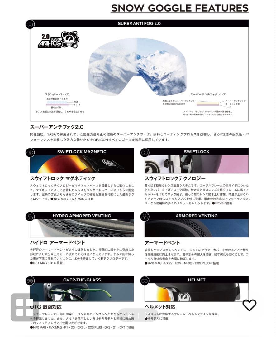 2024.25ドラゴンゴーグル ブライアン・イグチシグネチャー RVX MAG