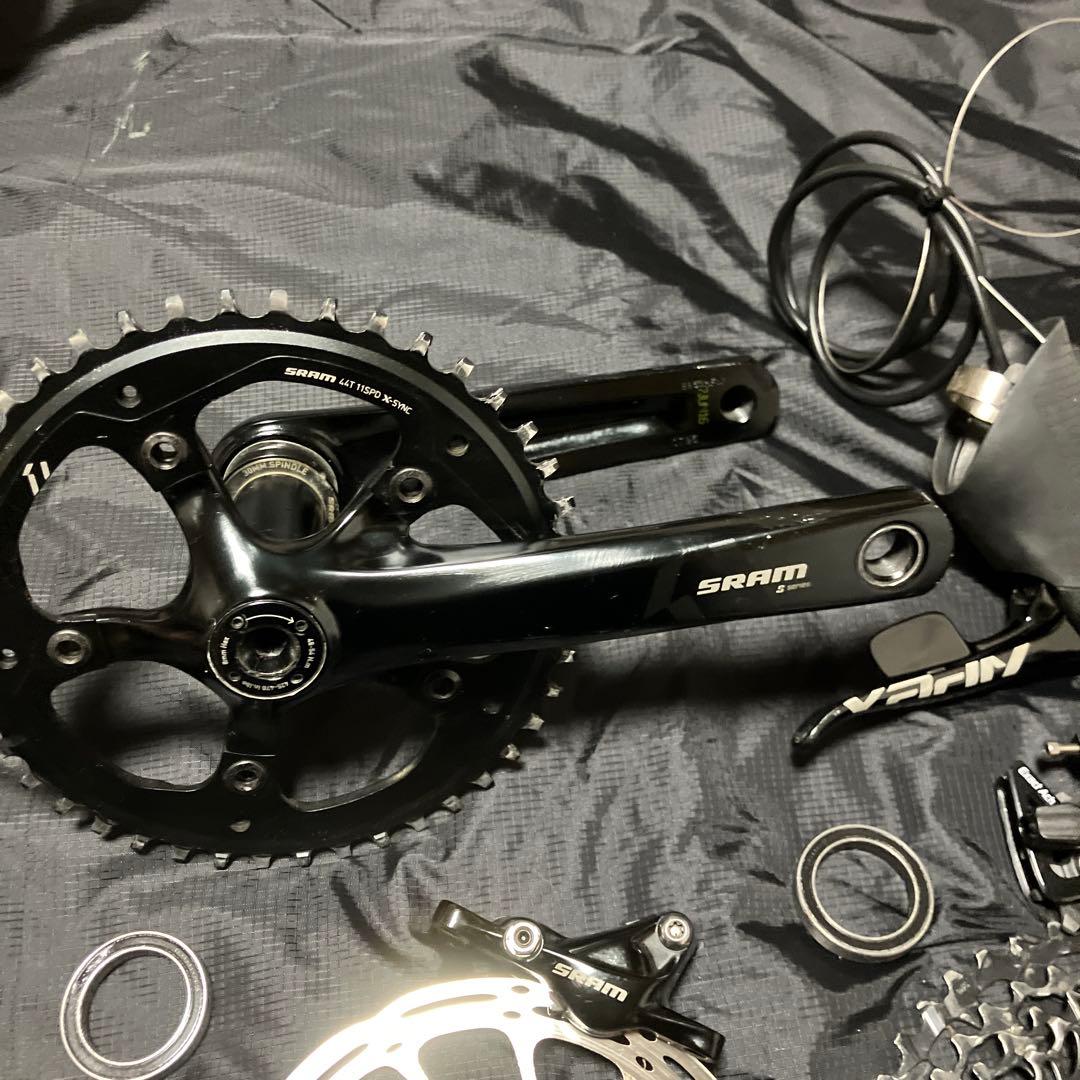 最終です、SRAM Apex 1 1X11S シングル11速コンポーネントセット